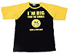 I'M BIG Shirt schwarz/gelb
