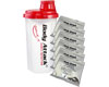  Body Attack Casein Protein Probenpaket + Shaker 